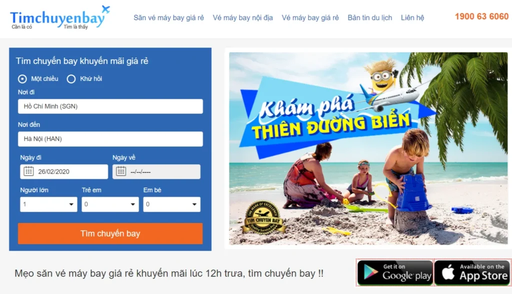 website đặt vé máy bay giá rẻ, uy tín