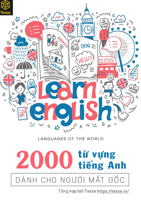Sách 2000 Từ Vựng Tiếng Anh Dành Cho Người Mất Gốc PDF tải FREE