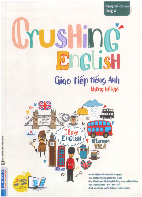 Sách Crushing English PDF tải FREE - Giao Tiếp Tiếng Anh Không Hề Khó