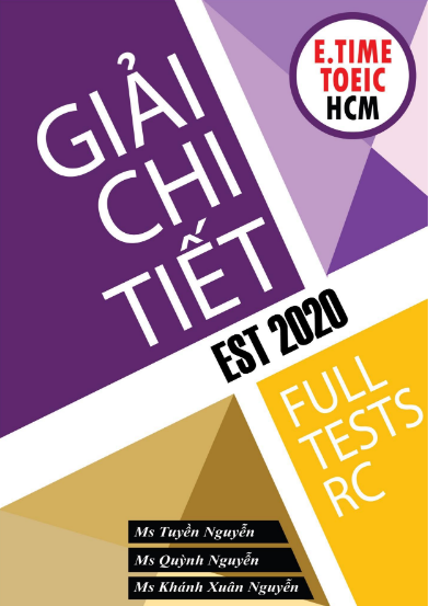 Sách Giải Chi Tiết EST 2020 PDF tải FREE có tiếng Việt