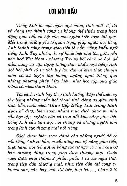 Sách Giao Tiếp Tiếng Anh Trong Kinh Doanh PDF tải FREE có tiếng Việt 4 Sách Giao Tiếp Tiếng Anh Trong Kinh Doanh PDF tải FREE có tiếng Việt