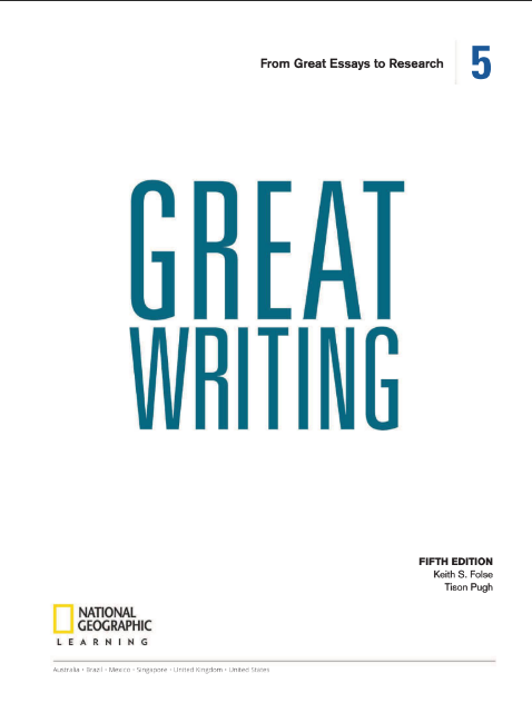 Sách Great Writing 5 Fifth Edition PDF tải FREE