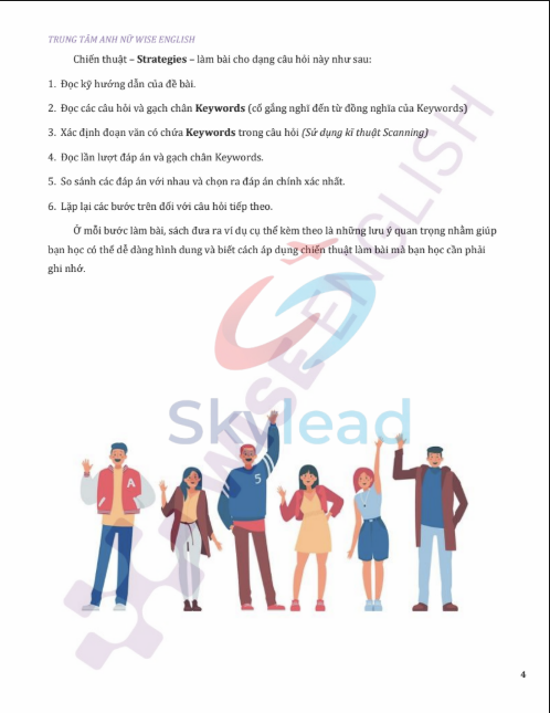 Sách IELTS Reading Cẩm Nang Học IELTS Từ A - Z - Wise English PDF có tiếng Việt 2