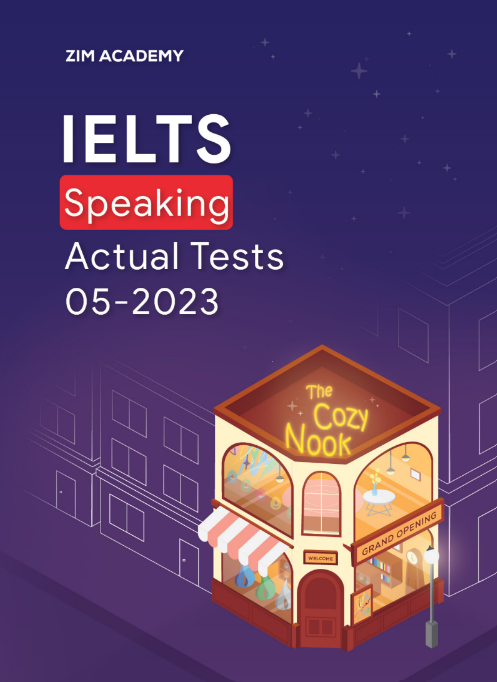 Sách IELTS Speaking Actual Tests 05 - 2023 PDF tải FREE