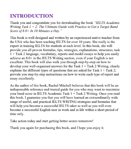 Sách IELTS Writing Task 1 + 2 PDF tải FREE