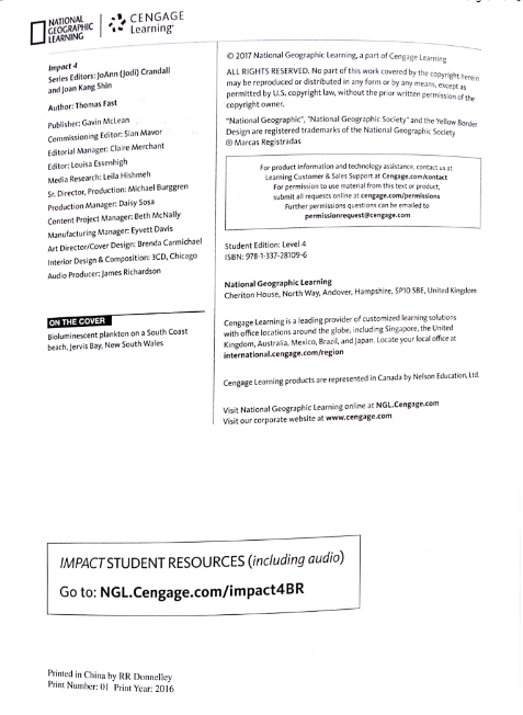 Sách Impact 4 Student't Book PDF tải FREE 4 Sách Impact 4 Student't Book PDF tải FREE