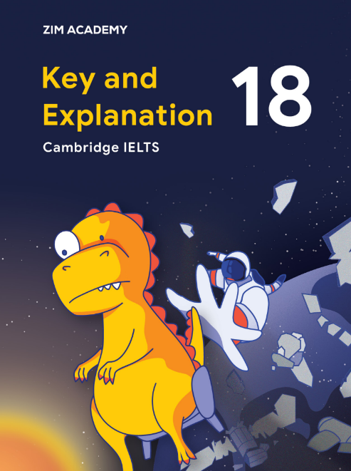 Sách Key And Explanation Cambridge IELTS 18 PDF tải FREE