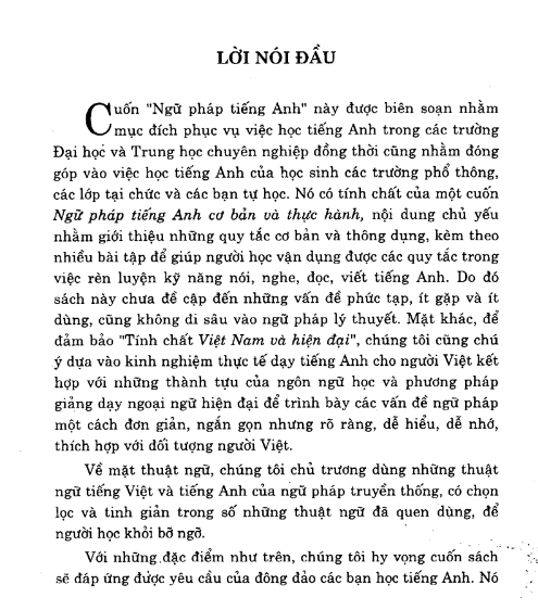 Sách Ngữ Pháp Tiếng Anh - Vũ Thanh Phương PDF tải FREE
