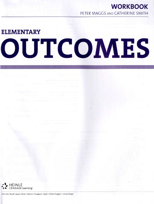 Sách Outcomes Elementary Workbook PDF tải FREE