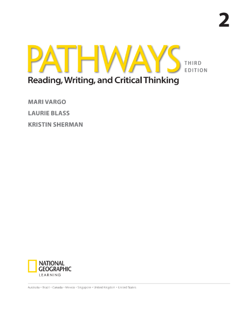 Sách Pathways 2 Third Edition PDF tải FREE - Reading, Writing And Critical Thinking