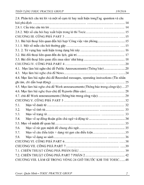 Sách Phục Hận TOEIC Tổng Hợp Mẹo Các Part Trong Đề Thi TOEIC PDF tải FREE 3 Sách Phục Hận TOEIC Tổng Hợp Mẹo Các Part Trong Đề Thi TOEIC PDF tải FREE