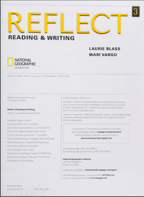 Sách Reflect 3 Reading And Writing PDF tải FREE 4 Sách Reflect 3 Reading And Writing PDF tải FREE