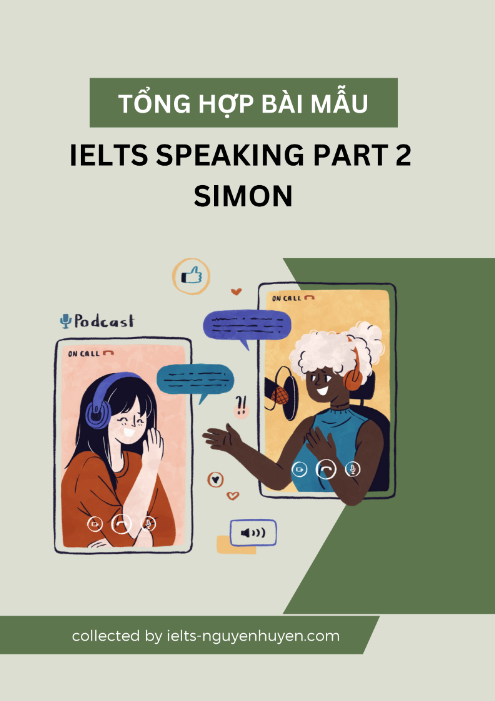 Sách Tổng Hợp Bài Mẫu IELTS Speaking Part 2 Simon PDF tải FREE có tiếng Việt