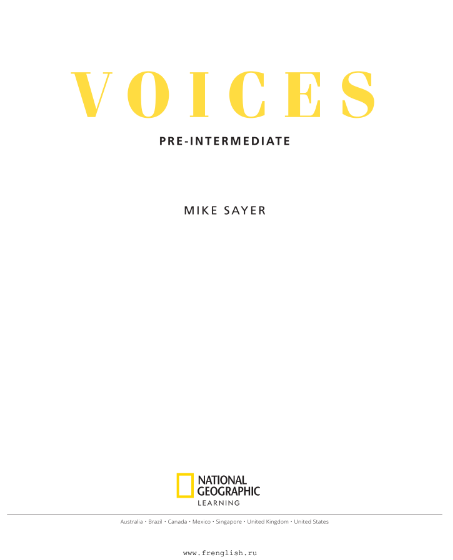 Sách Voices Teacher's Book PDF tải FREE - Pre-Intermediate A2-B1