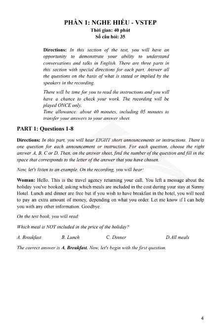 Sách Vstep Practice Tests PDF tải FREE có tiếng Việt 3 Sách Vstep Practice Tests PDF tải FREE có tiếng Việt