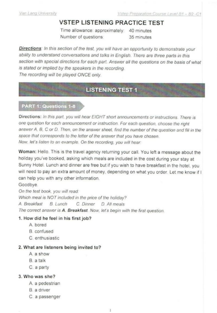 Sách Vstep Preparation Course Level B1 - B2 - C1 PDF tải FREE có tiếng Việt 3 Sách Vstep Preparation Course Level B1 - B2 - C1 PDF tải FREE có tiếng Việt