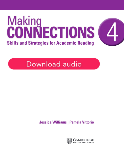 Tải FREE Making Connections 4 PDF - Skills And Strategies For Academic Reading