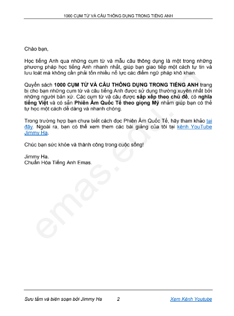 Tải FREE sách 1000 Cụm Từ Và Câu Tiếng Anh Thông Dụng Nhất PDF có tiếng Việt 4 Tải FREE sách 1000 Cụm Từ Và Câu Tiếng Anh Thông Dụng Nhất PDF có tiếng Việt