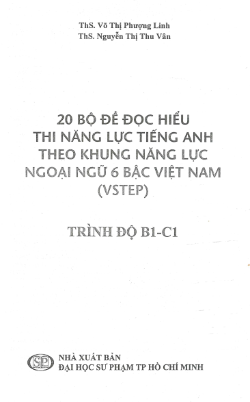 Tải FREE sách 20 Vstep Reading Tests - 80 Passages PDF có tiếng Việt 4 Tải FREE sách 20 Vstep Reading Tests - 80 Passages PDF có tiếng Việt