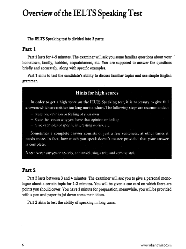 Tải FREE sách 31 High Scoring Formulas To Answer The IELTS Speaking Questions PDF 3 Tải FREE sách 31 High Scoring Formulas To Answer The IELTS Speaking Questions PDF