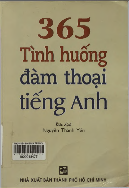 Tải FREE sách 365 Tình Huống Đàm Thoại Tiếng Anh PDF