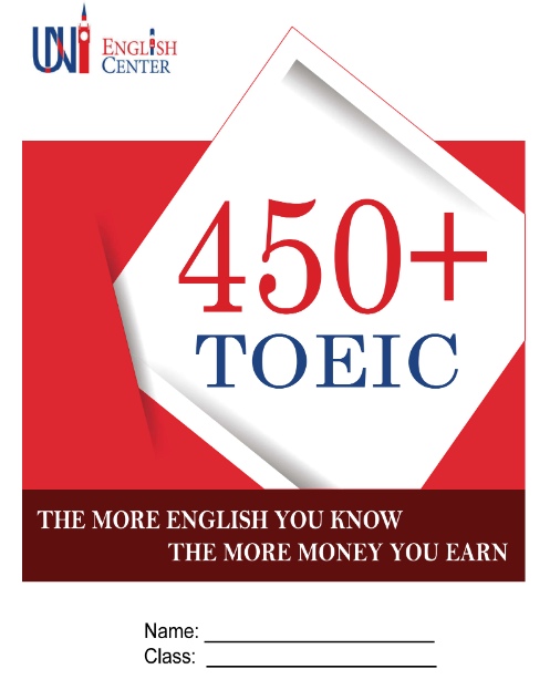 Tải FREE sách 450+ TOEIC PDF có tiếng Việt