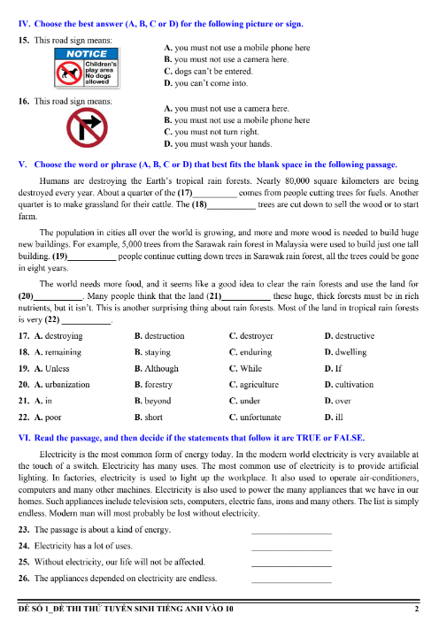 Tải FREE sách 80 Đề Ôn Thi Tuyển Sinh 10 Tiếng Anh PDF