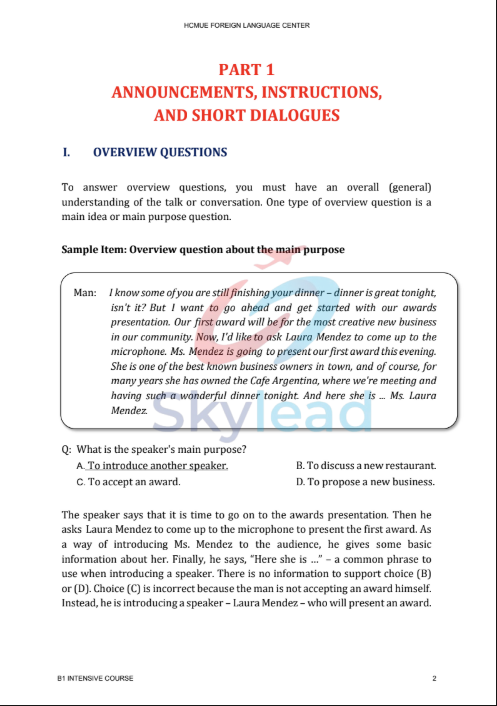 Tải FREE sách B1 Intensive Course For Internal Use Only PDF 2