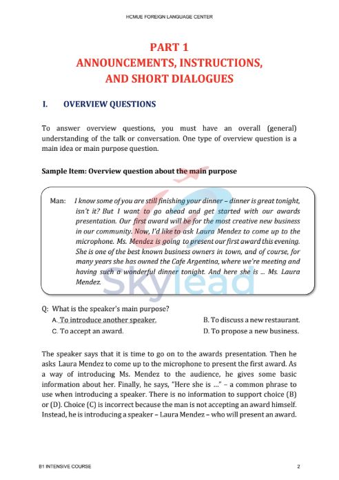 Tải FREE sách B1 Intensive Course For Internal Use Only PDF 3