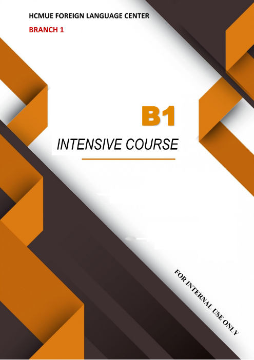 Tải FREE sách B1 Intensive Course For Internal Use Only PDF