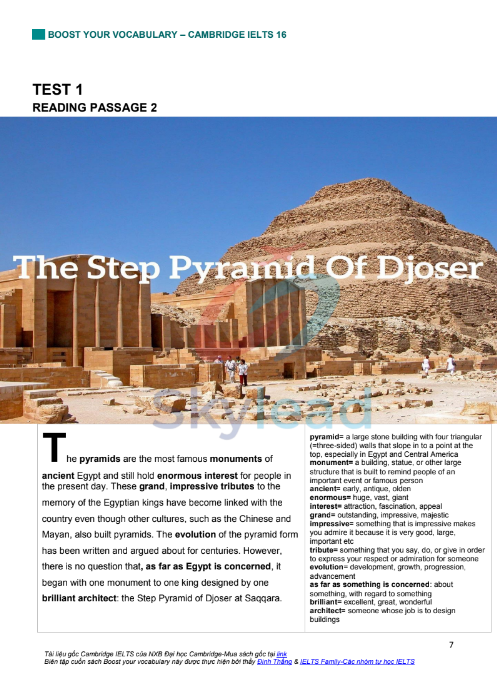 Tải FREE sách Boost Your Vocabulary Cambridge IELTS 16 PDF - Second Edition