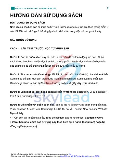 Tải FREE sách Boost Your Vocabulary Cambridge IELTS 8 PDF 6 Tải FREE sách Boost Your Vocabulary Cambridge IELTS 8 PDF