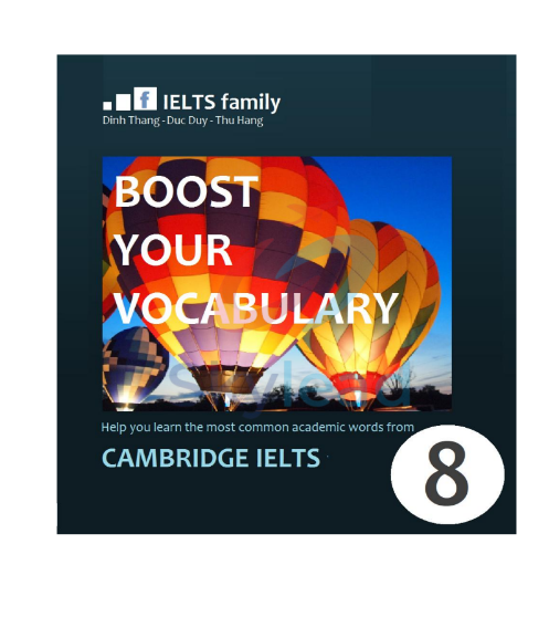 Tải FREE sách Boost Your Vocabulary Cambridge IELTS 8 PDF