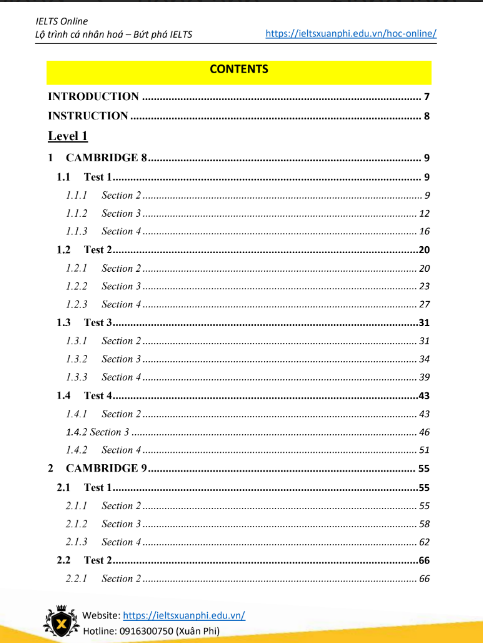 Tải FREE sách Camdict PDF - Nghe Chép Chính Tả Cambridge 8 - 15