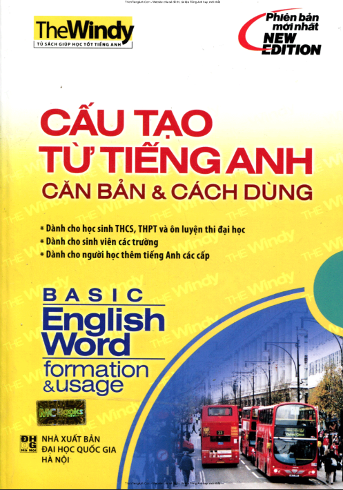 Tải FREE sách Cấu Tạo Từ Tiếng Anh - Căn Bản Và Cách Dùng PDF có tiếng Việt