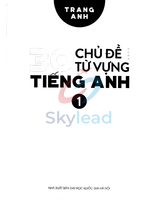 Tải FREE sách Chủ Đề Từ Vựng Tiếng Anh 1 PDF - Trang Anh