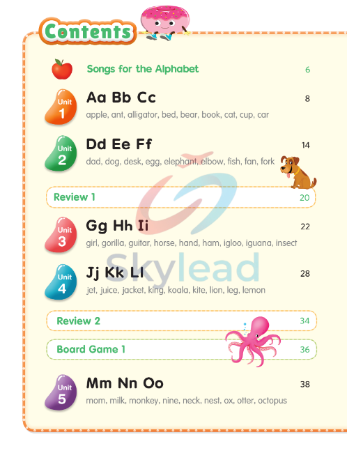 Tải FREE sách Come On Phonics 1 Student Book PDF - The Alphabet 7 Tải FREE sách Come On Phonics 1 Student Book PDF - The Alphabet