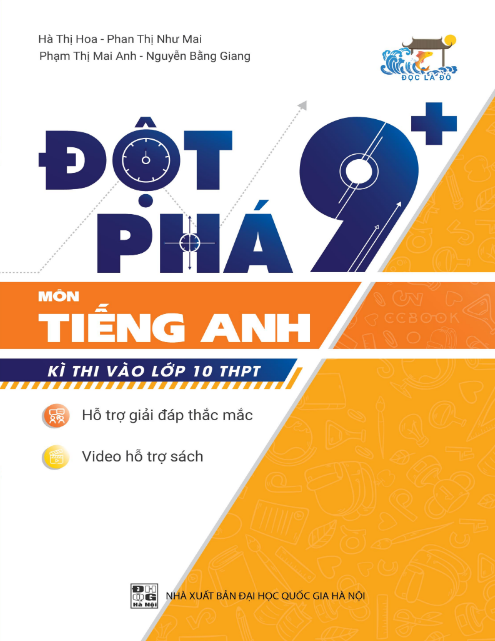 Tải FREE sách Đột Phá 9+ Môn Tiếng Anh PDF - Kì Thi Vào Lớp 10 THPT