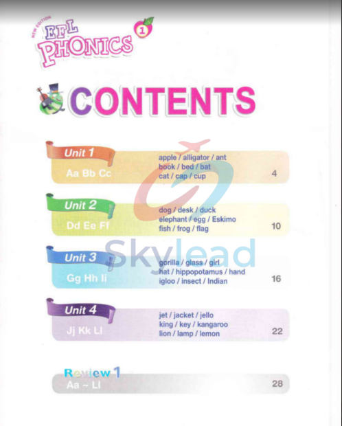 Tải FREE sách EFL Phonics 1 Single Letter Sounds PDF - New Edition