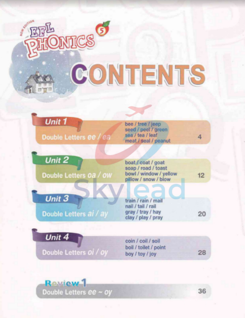 Tải FREE sách EFL Phonics 5 Double Letter Vowels PDF - New Edition