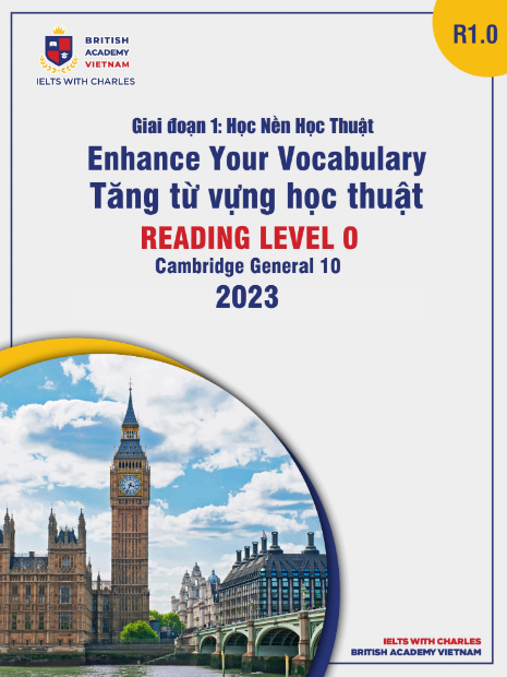 Tải FREE sách Enchance Your Vocabulary Tăng Từ Vựng Học Thuật Reading Level 0 PDF có tiếng Việt
