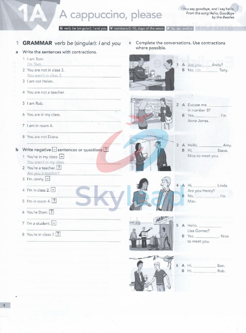 Tải FREE sách English File Beginner Workbook With Key PDF - Fourth Edition 7 Tải FREE sách English File Beginner Workbook With Key PDF - Fourth Edition