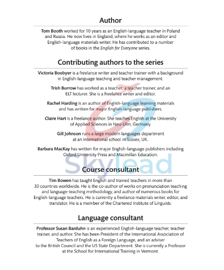 Tải FREE sách English For Everyone Teacher's Guide PDF