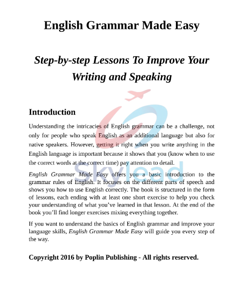 Tải FREE sách English Grammar Made Easy PDF - Step By Step Lessons To Improve Your Writing And Speaking 7 Tải FREE sách English Grammar Made Easy PDF - Step By Step Lessons To Improve Your Writing And Speaking