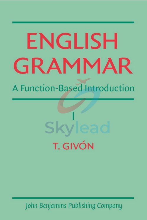 Tải FREE sách English Grammar PDF - A Function-Based Introduction 1