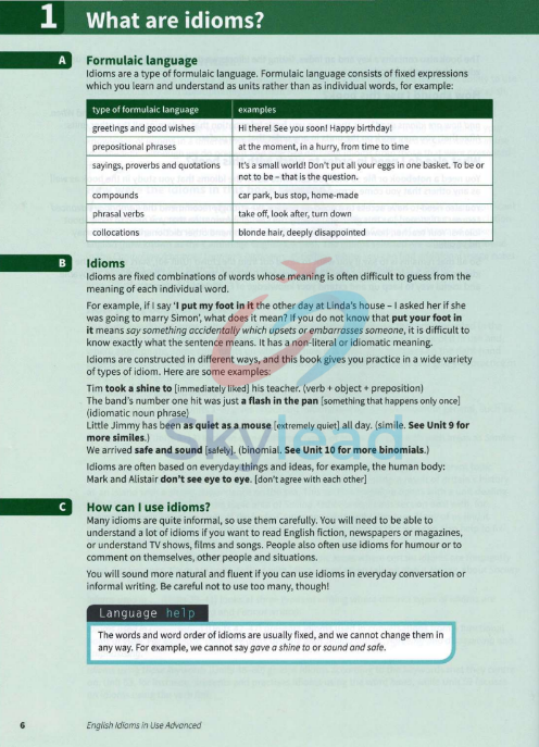 Tải FREE sách English Indioms In Use Advanced PDF - Second Edition 6 Tải FREE sách English Indioms In Use Advanced PDF - Second Edition