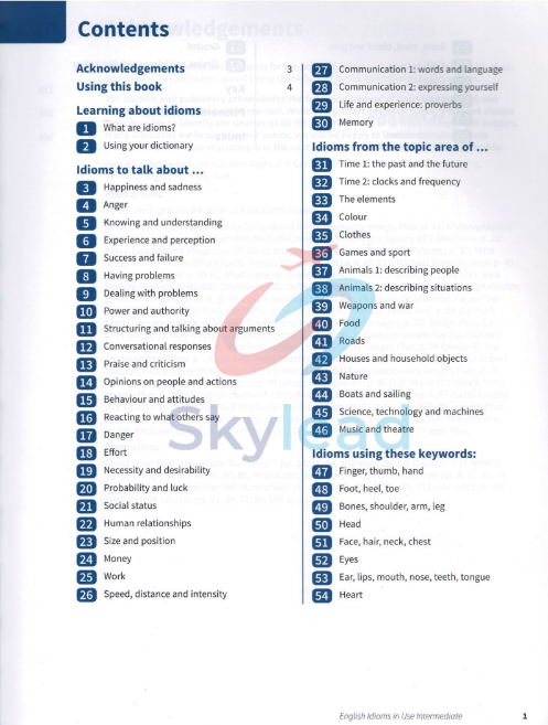 Tải FREE sách English Indioms In Use Intermediate PDF - Second Edition 7 Tải FREE sách English Indioms In Use Intermediate PDF - Second Edition