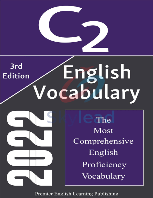Tải FREE sách English Vocabulary C2 PDF - 3rd Edition 2022