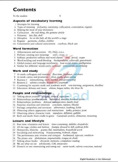 Tải FREE sách English Vocabulary In Use Advanced PDF 7 Tải FREE sách English Vocabulary In Use Advanced PDF