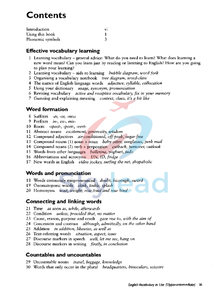 Tải FREE sách English Vocabulary In Use PDF - Upper-Intermediate Second Edition 7 Tải FREE sách English Vocabulary In Use PDF - Upper-Intermediate Second Edition